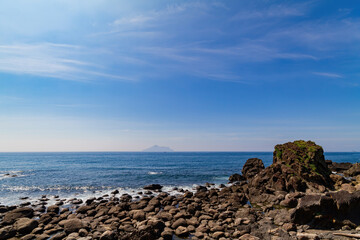 Canvas Print - Beautiful sunny landscape of Beiguan Tidal Park