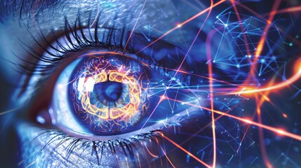 Advanced Brain Computer Interface Visual Concept