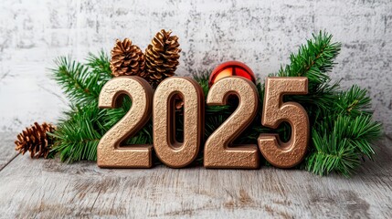 Wall Mural - A photostock of a dynamic New Yearâ€™s Eve scene featuring golden fireworks and shimmering 