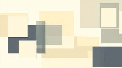 Poster - A 2D flat design with a pastel backdrop and simple rectangles, ideal for use as a wallpaper background or presentation banner frame.

