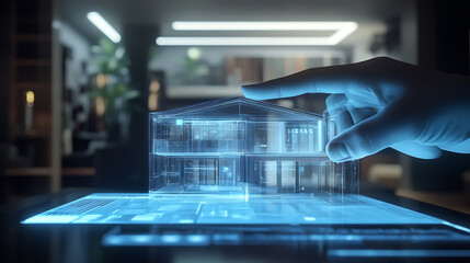 Aufkleber - The holographic home: a glimpse into the future