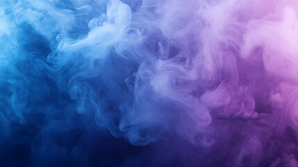 Leinwandbilder - Blue and purple smokey background