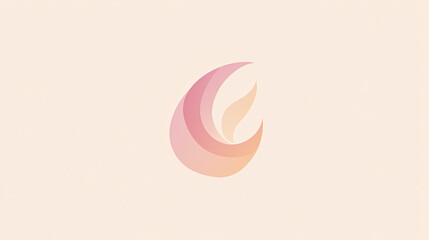 Poster - Minimalist and abstract beige and pastel background, perfect for wallpaper, display, or banner presentations.

