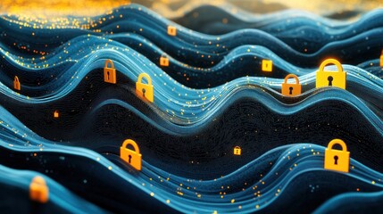 secure data waves, network protection, cyber landscape