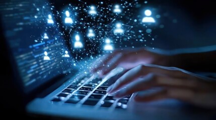 Night coder connects global network, data flows