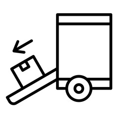 Sticker - Unloading Icon