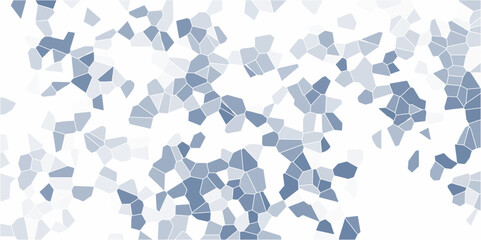 Aufkleber - Abstract Mosaic Pattern with Cool Blue Tones. Geometric Background for Modern Design and Creative Visuals. Light blue ash Broken quartz stained Glass Background with White lines