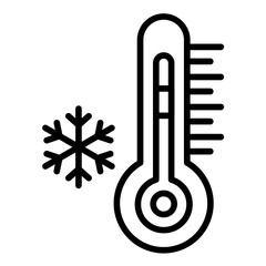 Sticker - Thermometer Icon