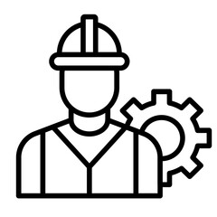 Sticker - Engineer Gear Icon