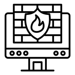 Poster - Firewall Icon