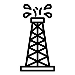 Sticker - Oil Tower Icon