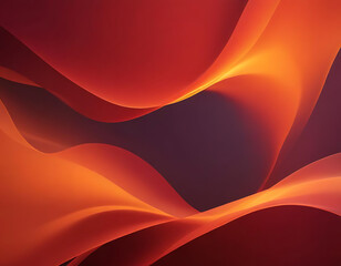 Wall Mural - Fiery tones blended into a dynamic abstract composition.