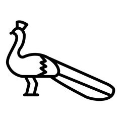 Sticker - Royal Peacock Icon