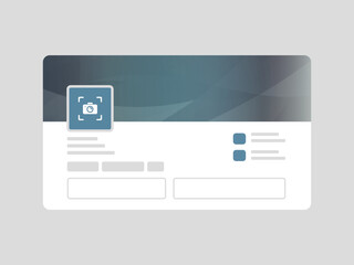 technology social media linkedin page mockup abstract banner template