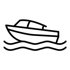 Poster - Boating Icon