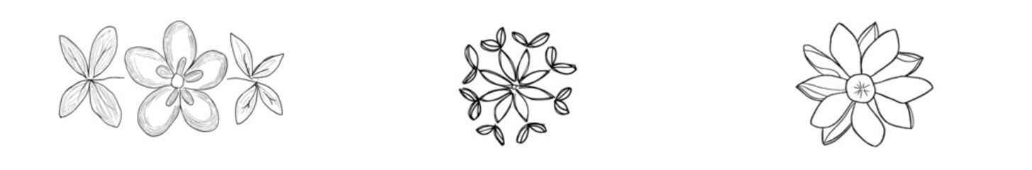 Poster - Antistress coloring book for adults featuring mandala and outline drawings