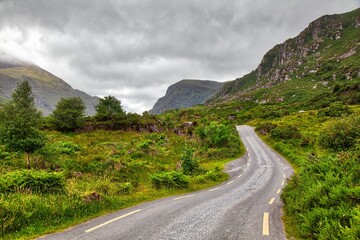 Gap of Dunloe road in Ireland