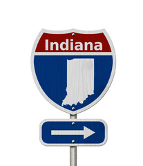 Wall Mural - Road trip to Indiana