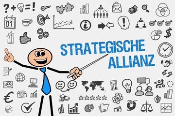 Canvas Print - Strategische Allianz