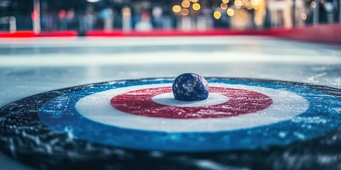 Curling Stone in the House