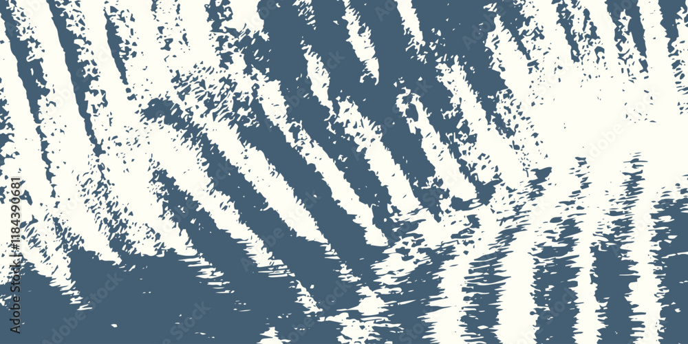 Grunge background with blue brush stroke. Hand drawn grainy texture ...
