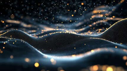 Abstract vector background with flowing parts