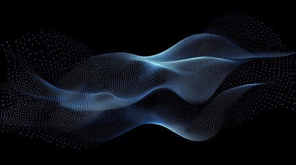 Abstract vector background with flowing parts