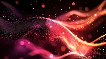 Abstract vector background with flowing parts