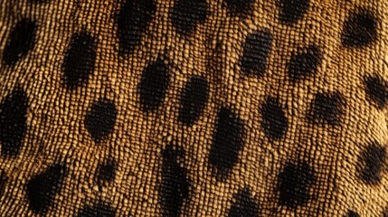 Poster - Macro texture featuring jaguar corduroy fabric, ideal for showcasing textile details or as a background sample, emphasizing the unique characteristics of jaguar corduroy fabric.