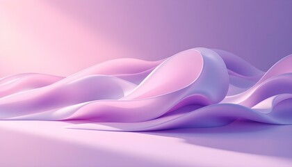 Aufkleber - Simple gradient purple abstract background with smooth waves and curves flowing abstract purple wave background design for modern design projects. Abstract blue and purple wave background