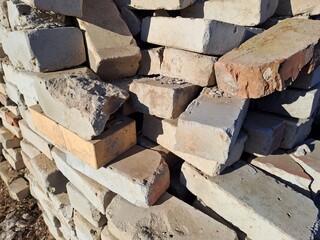 Wall Mural - pile of bricks