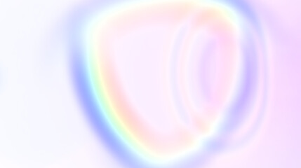 Wall Mural - holographic rainbow light refraction texture overlay on a transparent png backdrop. organic prismati