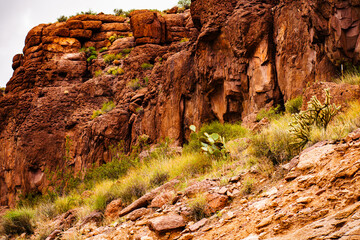 Wall Mural - Geological rocks in Arizona