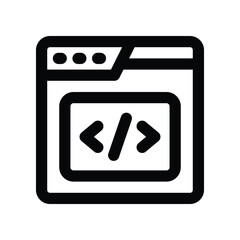 web design icon. vector line icon for your website, mobile, presentation, and logo design.