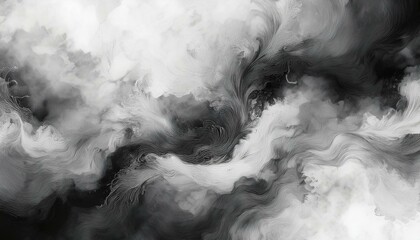 Sticker - abstract white clouds background with black and white smoke abstract black and white watercolor texture natural black and white stone marble texture for interior exterior home decoration