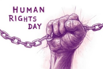 Wall Mural - human rights day 2019