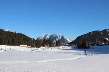 Ski slope near Seefeld area