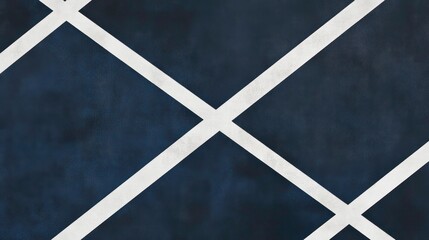 Aufkleber - Abstract dark blue textured background with white crisscross lines.