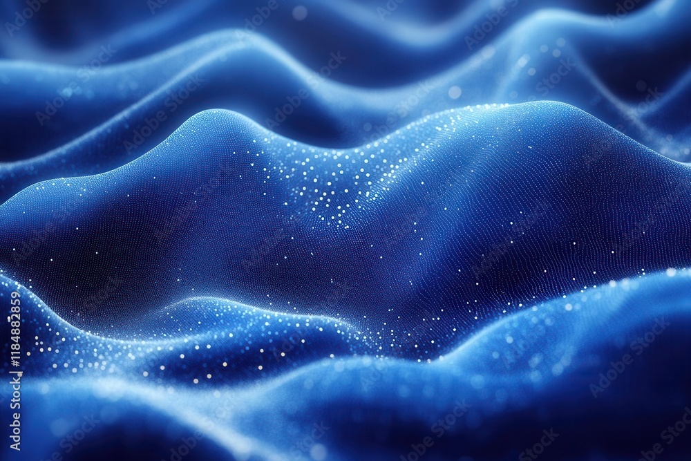 sophisticated dark blue abstract gradient background with organic noise ...