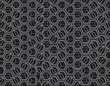 © Samantha - hexagon seamless pattern repeatable white line honeycomb pattern on black background