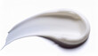 © hardvicore - White cosmetic cream smear on white surface. Creamy texture. Skin care and beauty product