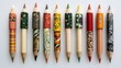 © hani - A Set of Playful Pencils, Ready to Transform Ideas into Colorful Creations with Every Drawn Line
