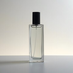 Wall Mural - Elegant Perfume Bottle on Gradient Background