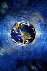 Wall Mural - earth in space