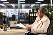 © DC Studio - Woman holding videoconference meeting with job candidate, asking questions and presenting company background. Human resources employee interviewing for open position during internet videocall