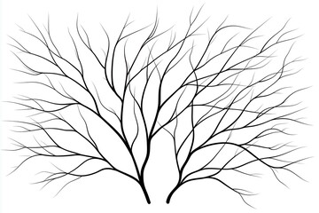 A monochrome pen-and-ink style illustration of a decision tree with intricate, branching lines.