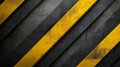 © 隼一郎 村田 - Background image of black concrete wall with yellow caution mark