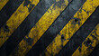 © 隼一郎 村田 - Background image of black concrete wall with yellow caution mark