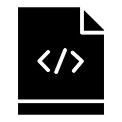 Script Code Web Glyph Icon