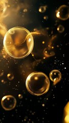 Wall Mural - vertical video 3d animation of human cell. the cell showing the mitochondria producing energy. trave